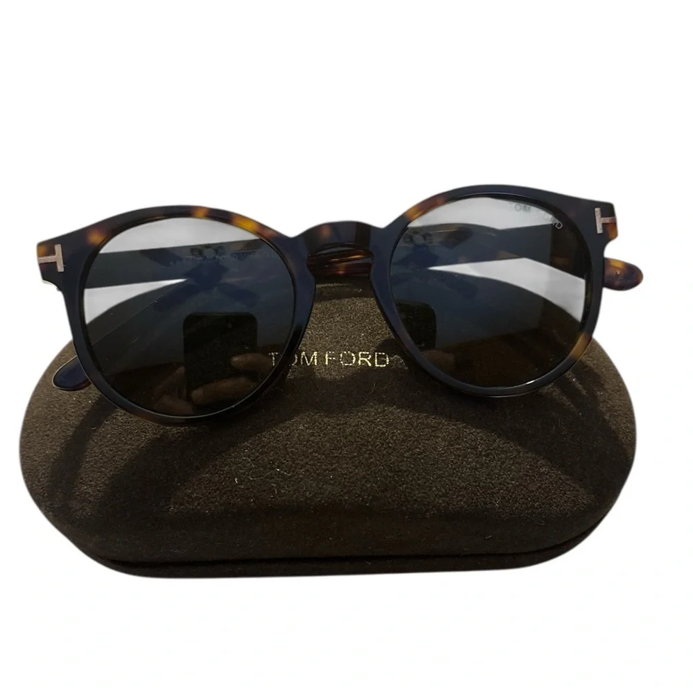 New Tom Ford Eyewear Ian Frame Sunglasses 🕶 TF0591 Havana includes case